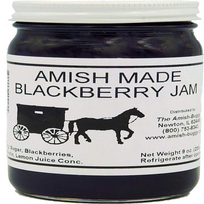 Amish Jam Blackberry - 8 Oz Set of Three Jars