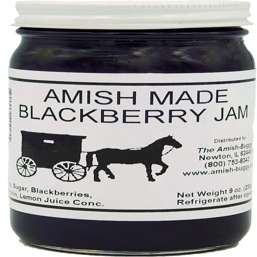 Amish Jam Blackberry - 8 Oz Set of Three Jars