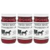 Amish Jam Strawberry - 8 Oz Set of Three Jars view 1