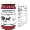 Amish Jam Strawberry - 8 Oz Set of Three Jars view 2