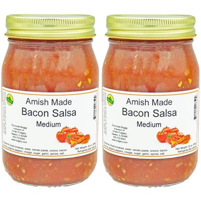 Amish Salsa Medium Blackbean - 2-16 Oz Jars