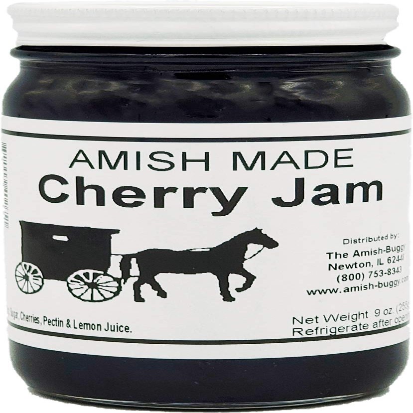 Amish Jam Cherry - "8 Oz. Jar - Qty 3"