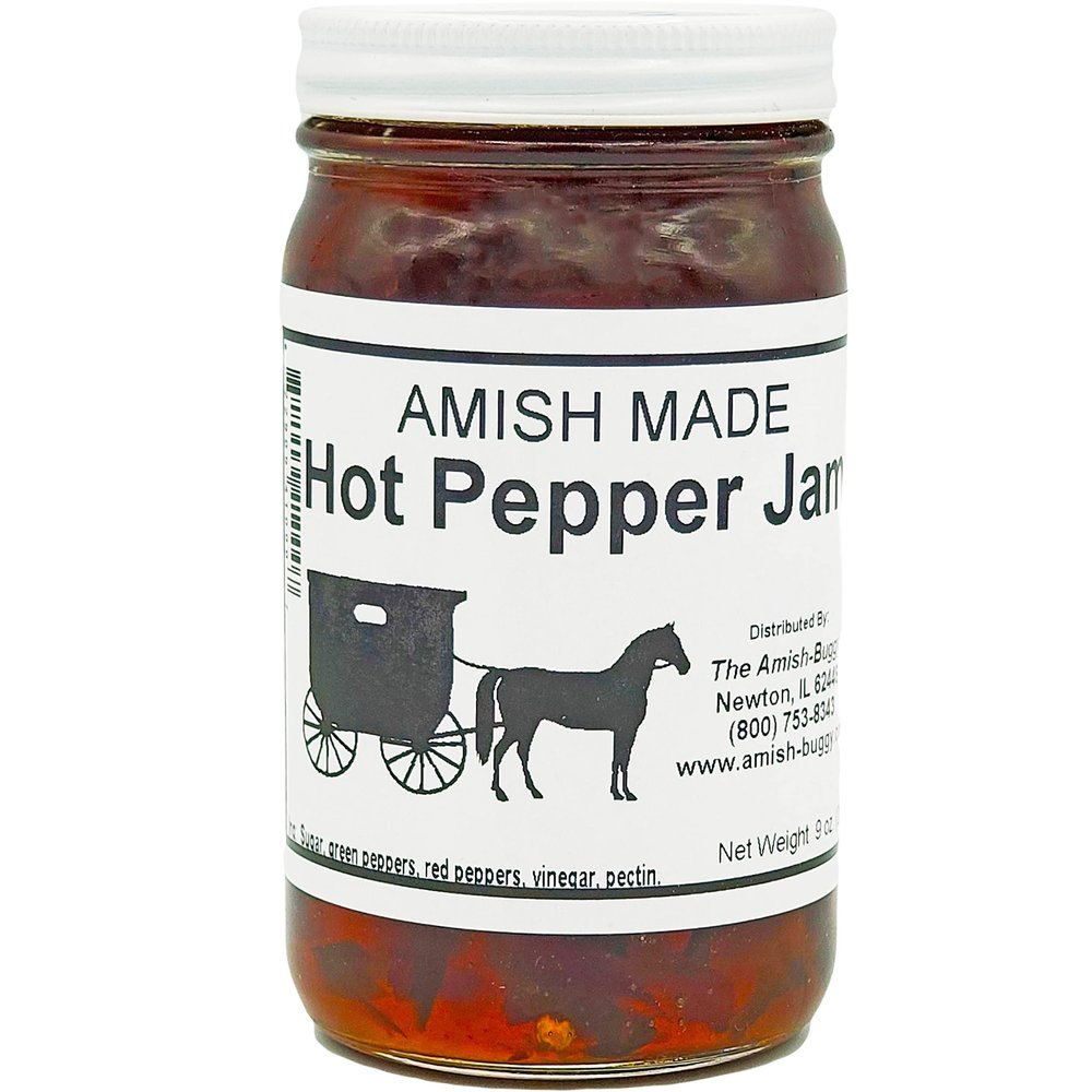 Amish Jam Hot Pepper - "8 Oz. Jar - Qty 3"