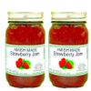 Amish Strawberry Jam - Two 16 Oz Jars view 1