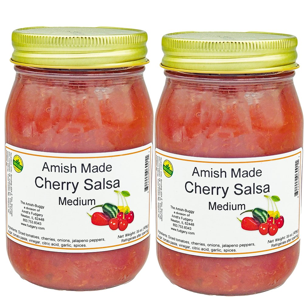 Amish Salsa Medium Cherry - 2-16 Oz Jars
