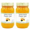 Amish Peach Jam - Two 16 Oz Jars view 1