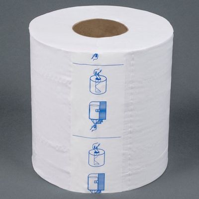 Merfin 725 2-Ply Center Pull Paper Towel 600' Roll Green Seal Certified 6/Case