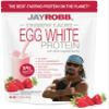 JAYROBB Strawberry Egg White Protein 24 oz, 1.5 Pound Bag view 1
