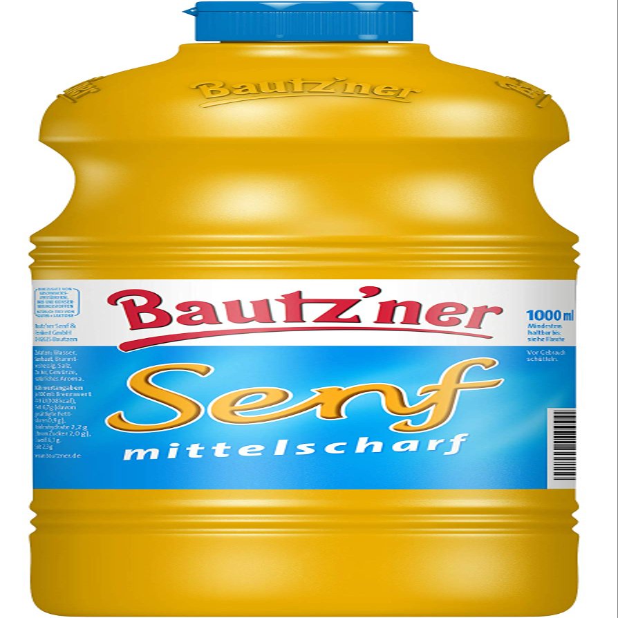 Bautz'ner Senf Mittelscharf / Mustard Medium Hot