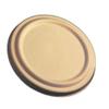 100% Compostable Lids for Bowls by World Centric, Made from Unbleached Plant Fiber, Lids for 8-16 oz Barrel Bowls (Pack of 500) view 1