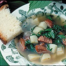 Blount Fine Foods Portuguese Kale Soup - 4 lb. package, 4 per case