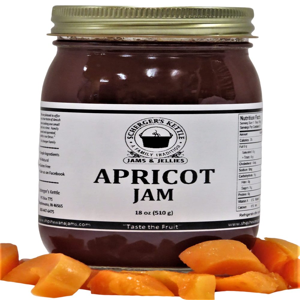 Apricot Jam, 18 oz