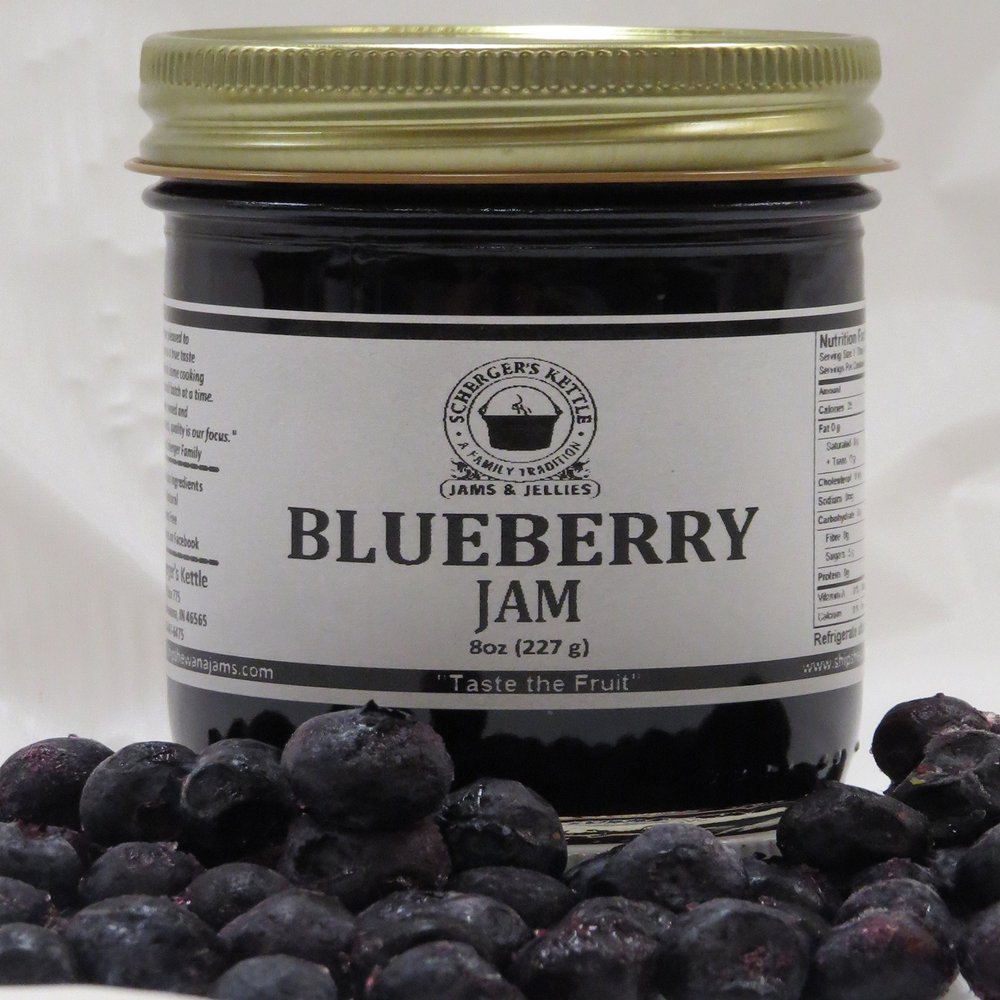 Blueberry Jam, 8 oz