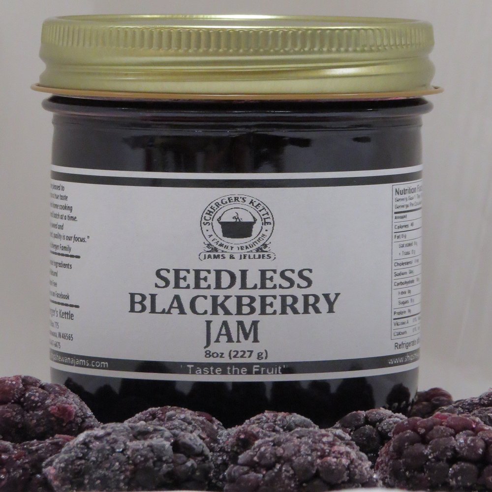 Seedless Blackberry Jam, 8 oz