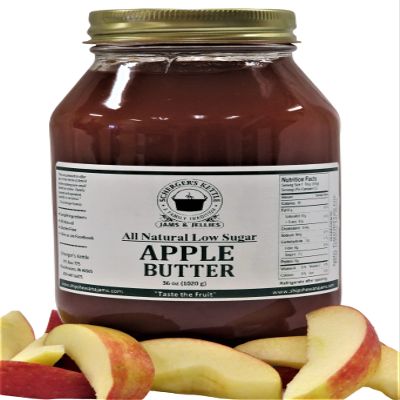 Apple Butter, All Natural/Low Sugar, 36 oz