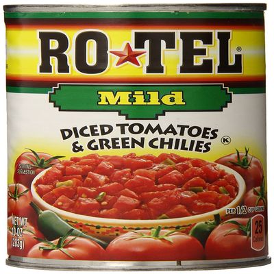 ROTEL Mild Diced Tomatoes and Green Chilies, Perfect for Taco & Dip Recipes, 10 oz. (Pack of 12)