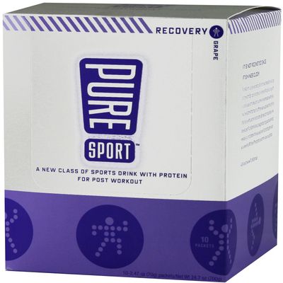 Pure Sport Recovery, Grape, 10 - 2.47 oz. Packets