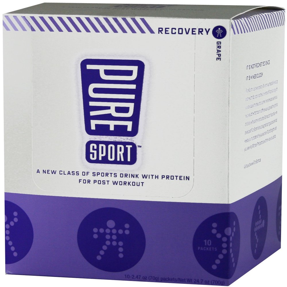 Pure Sport Recovery, Grape, 10 - 2.47 oz. Packets