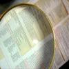 Huge Victorian Style Brass & Mother-of-pearl 4" lens Magnifying Glass. Very Beautiful. view 3