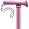 HARVY Light Pink Adjustable Walking Cane for Women  Ergonomic Rubber Grip Handle, Aluminum Shaft, Lightweight Stylish Ladies Cane 32"-36" view 1