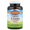Carlson Labs Gamma E-Gems, Gamma Tocopherol, 465 mg, 120 Softgels view 1