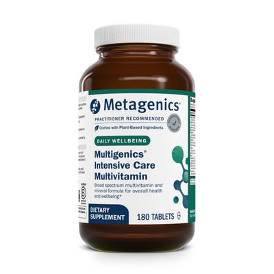 Metagenics Multivitamin Intensive Formula - Daily Multivitamin for Men & Women* - HighPotency Vitamins AK & Minerals for Energy, Immune & Antioxidant Support* - NonGMO, GlutenFree - 120 Tablets