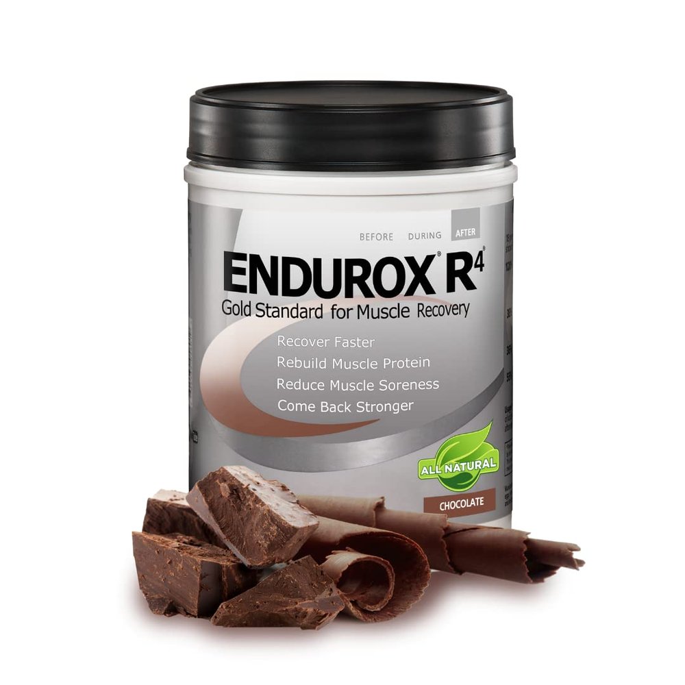 PacificHealth Endurox R4, Post Workout Recovery Drink Mix with Protein, Carbs, Electrolytes and Antioxidants for Superior Muscle Recovery, Net Wt. 2.29 lb., 14 Serving (Chocolate)