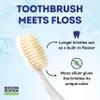 MOUTHWATCHERS Soft Flossing Manual Toothbrush for Adults, Blue, Ultra Clean, Good for Sensitive Teeth and Gums, by Dr. Plotka's view 2