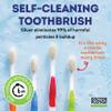 MOUTHWATCHERS Soft Flossing Manual Toothbrush for Adults, Blue, Ultra Clean, Good for Sensitive Teeth and Gums, by Dr. Plotka's view 4