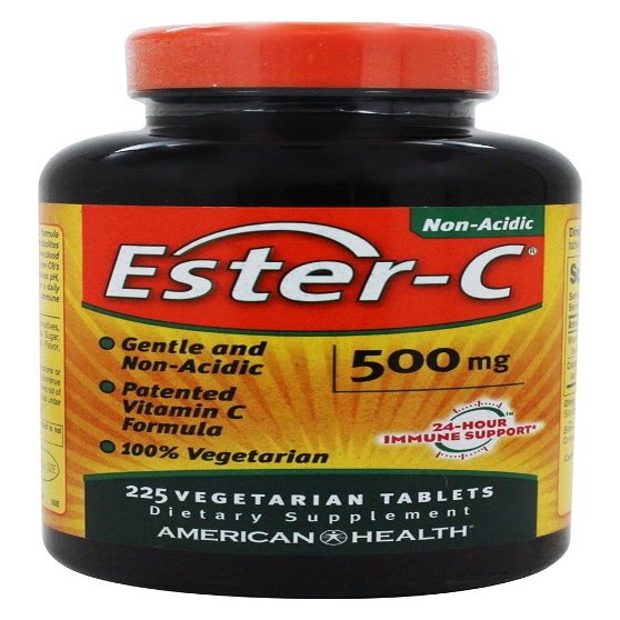 American Health Products - Ester C 500, 500 mg, 225 veg tablets