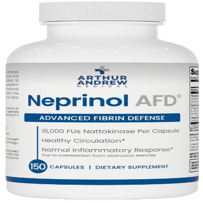 Arthur Andrew Medical, Neprinol AFD, Multi Enzyme Blend with Serrapeptase & Nattokinase, 150 Count (Pack of 1)