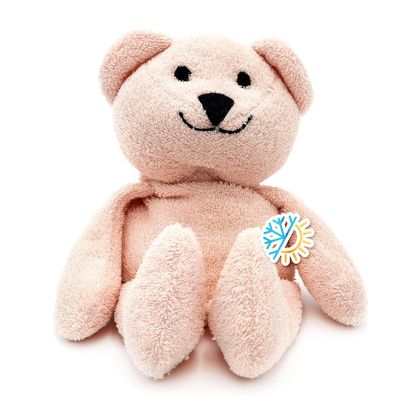 Thermal-Aid (Bella The Pink Bear) Washable Heating Pad & Ice Pack Plush Hot/Cold Pack with Natural Corn Filling Reusable Comfort