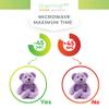 Thermal-Aid (Tumble The Lavender Bear)  Washable Heating Pad & Ice Pack for Kids  Microwave & Freezer Safe, Plush Hot/Cold Pack with Natural Corn Filling  Reusable Comfort view 4