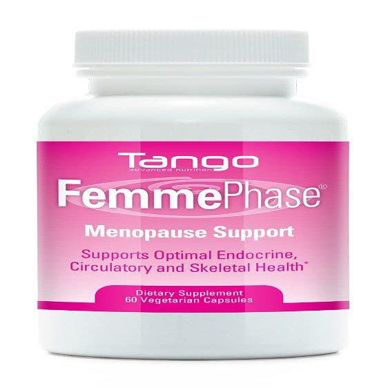 FemmePhase Advanced Menopause Support Formula: All-Natural Herbal Supplement for Hot Flashes, Cramps, Fatigue, Night Sweats, and Mood Changes (60 Vegetarian Capsules)