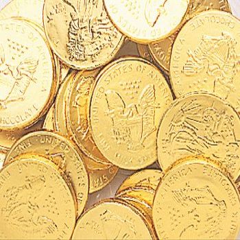 Large Gold Coins: 5 LBS