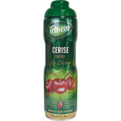 Teisseire Cherry Syrup Cerise 600 ml 20.3 fl oz, Three