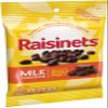 Raisinets Milk Chocolate Covered Raisins, Individually Wrapped Bulk Ferrero Candy, 5.5 oz Bags (Pack of 12) view 3