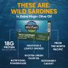 Wild Planet Wild Sardines in Extra Virgin Olive Oil, Lightly Smoked, Tinned Fish, Sustainably Wild-Caught, Non-GMO, Kosher, Gluten Free, 4.4. Ounce (Pack of 12) view 3
