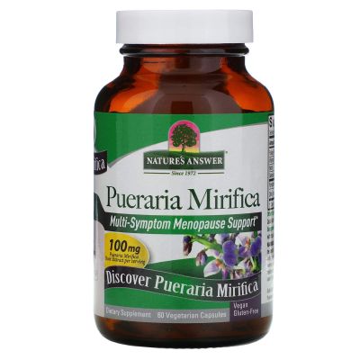 Nature's Answer Pueraria Mirifica Vegetarian Capsules, 60-Count