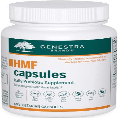 Genestra Brands HMF Capsules | Probiotic Formula to Support Healthy Gut Flora | 60 Capsules