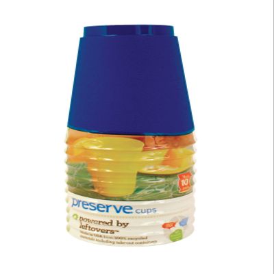 Preserve On The Go 16-Ounce Cups, Midnight Blue, Set of 10, Pack of 12