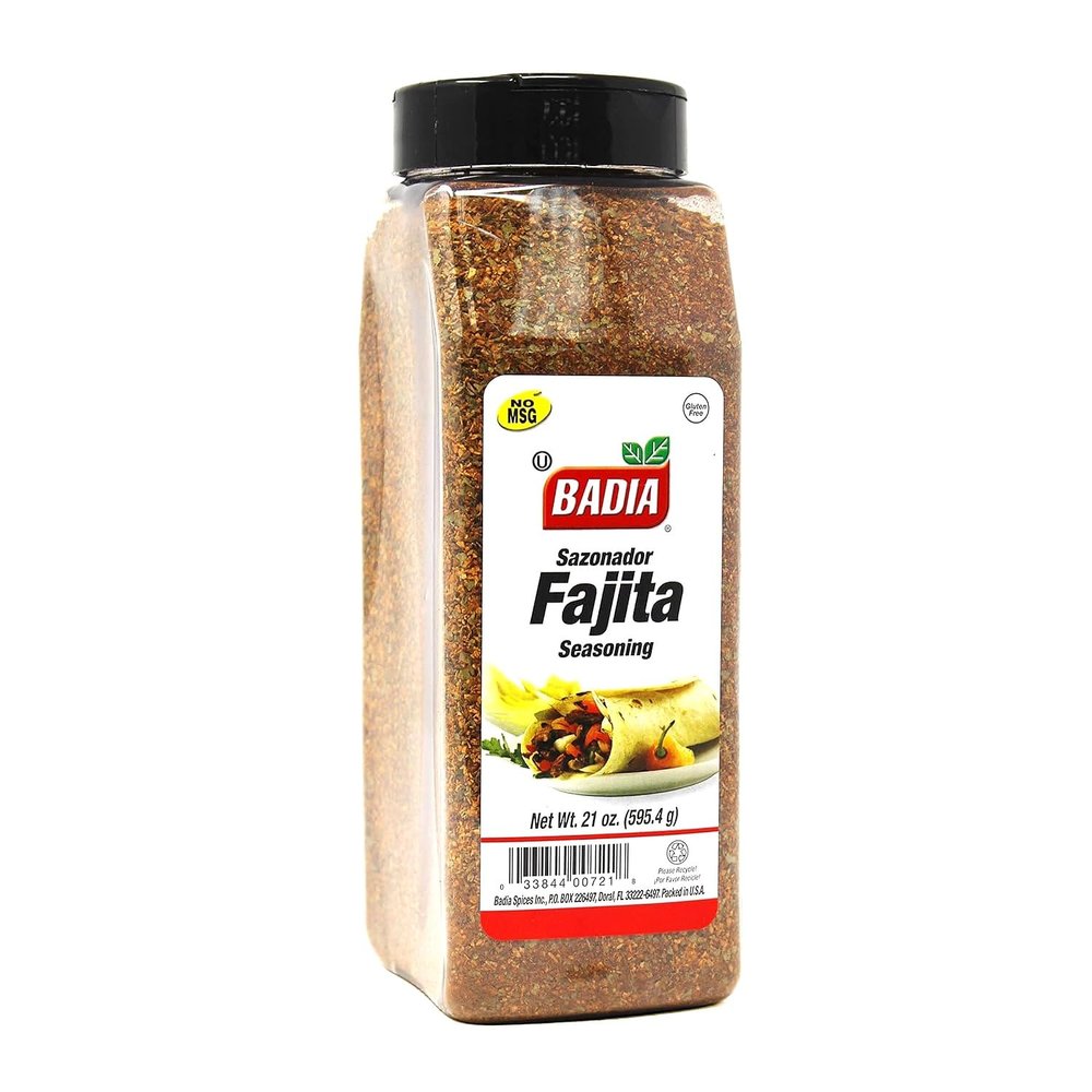Badia Fajita Seasoning 21 oz  Zesty Tex-Mex Spice Blend for Fajitas  Bold, Smoky Flavor