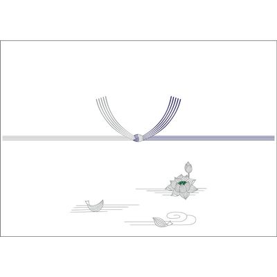 (Sasagawa) Taka-jirushi Noshi Paper, 2-276, Kyo, Silver Len, A4 Size, 100 Sheets