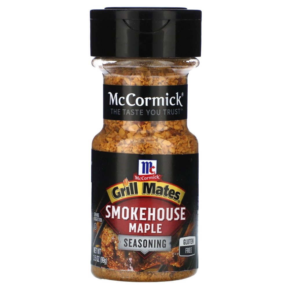 Mc Cormick, Seasoning Grill Mates Smokehouse Maple, 3.5 Ounce