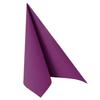 PAPSTAR Purple Linen-Feel Large Square Napkins Dinner Size 3-Ply 50 Count | Decorative Disposable Colored Dinner Paper Napkins 16 x 16 Inch - Made In Germany view 1