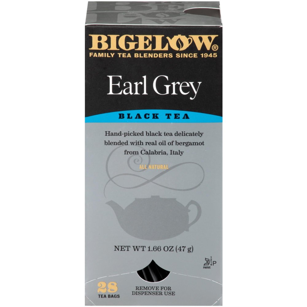 Bigelow Earl Grey Tea Bags, Box Of 28