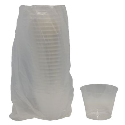 (Artnap) TS-02 Hard Clear Cups, Commercial Use, 10.1 fl oz (300 ml), Pack of 30