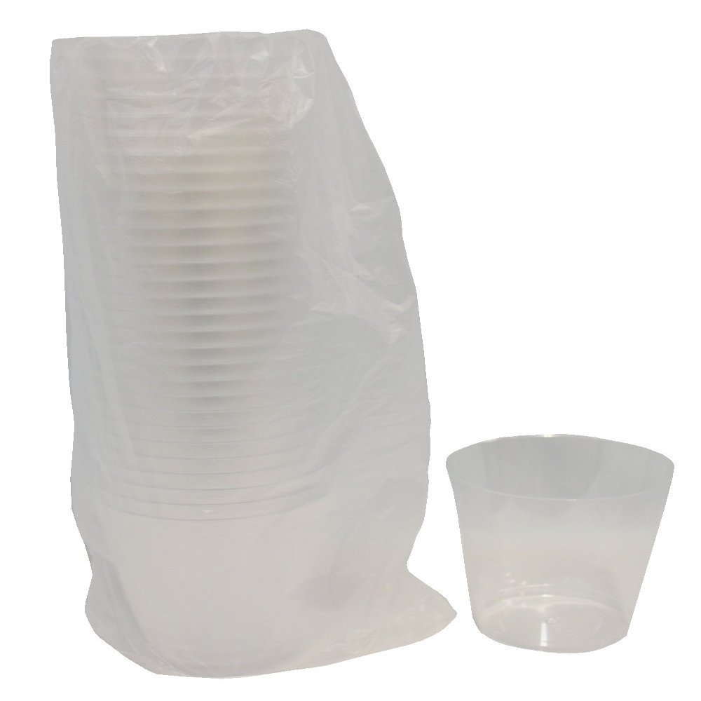 Artnap TS-01 Commercial Hard Clear Cup, 8.5 fl oz (240 ml), Pack of 25