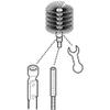 SANEI PR859F-3S Pipe Cleaner Brush, Replacement, Diameter 3.9 inches (100 mm) view 3