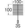SANEI PR859F-3S Pipe Cleaner Brush, Replacement, Diameter 3.9 inches (100 mm) view 4